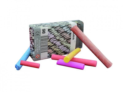 Bordkrijt kleur anti dust 12 stuks