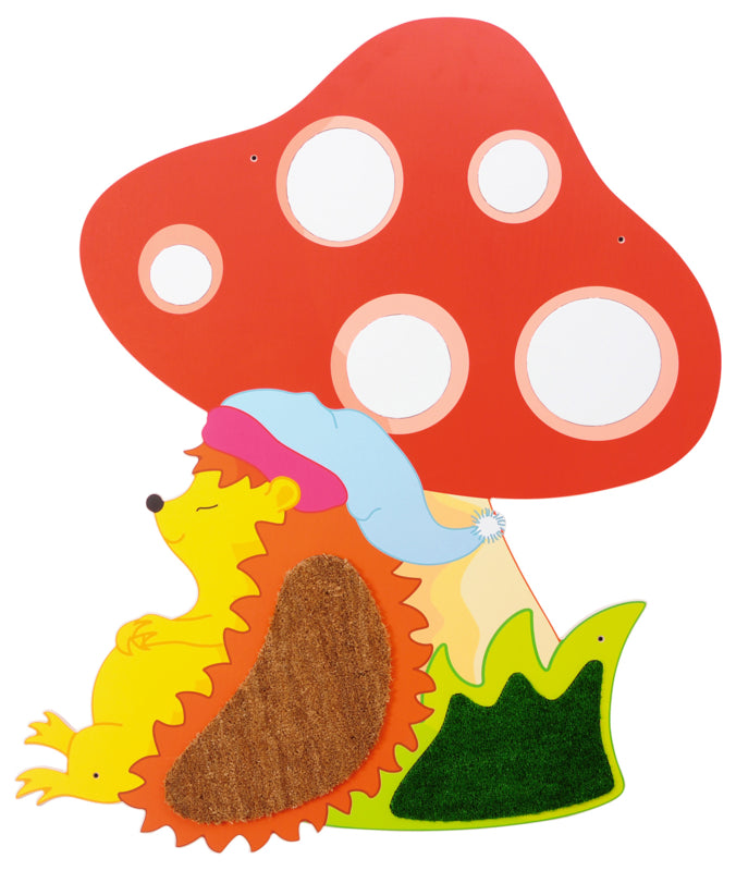 Sensorische applicatie 85x105cm - Slapende egel