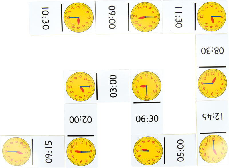 Klok met schrijfdeel