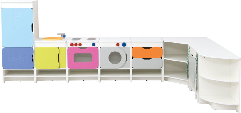 Keuken Quadro L-vorm 199,4x184,6cm - Wit