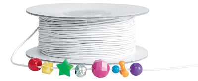 Elastisch koord 1,5mm wit 90 meter op rol