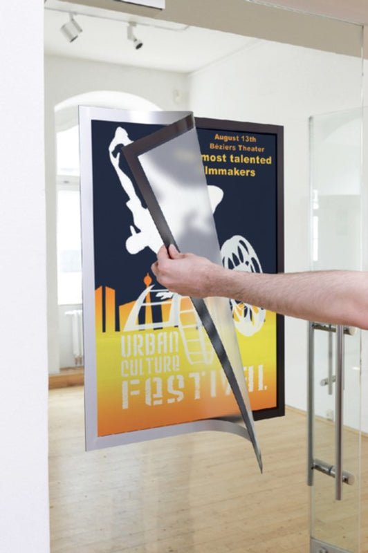 Duraframe Durable 499523 poster A2 zilvergrijs