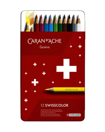 Kleurpotloden Caran d'Ache Swisscolor 12stuks ass