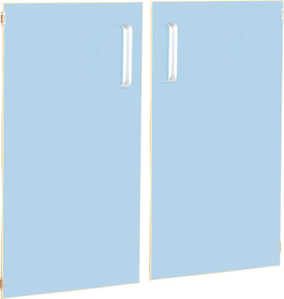 Deuren voor M kast, licht blauw