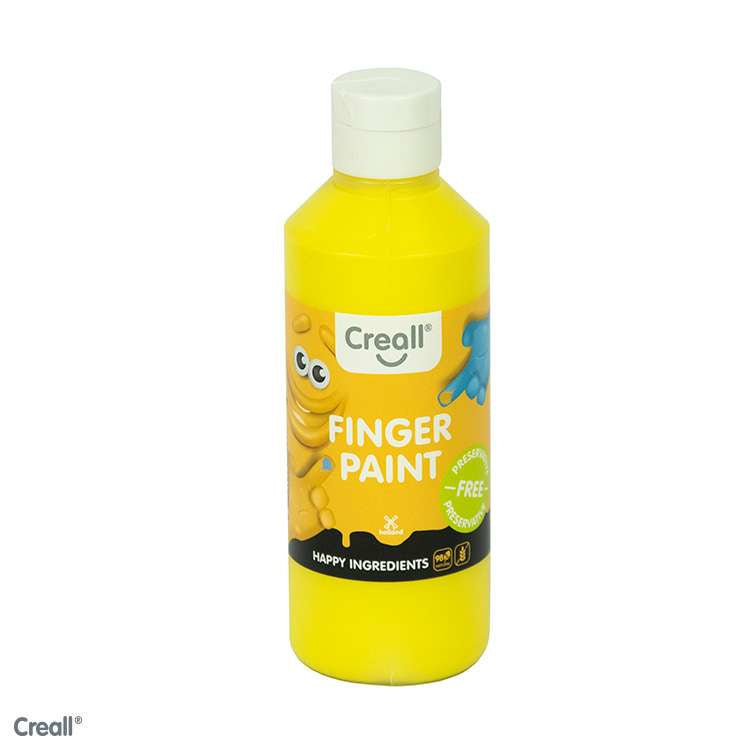 Creall-fingerpaint 250ml - Geel