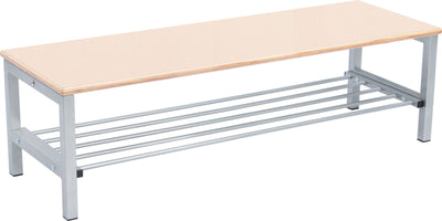 Flexi garderobe bank 4, hoog 35 cm - esdoorn