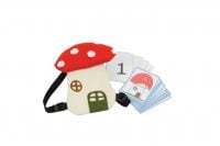 Handpop Kabouter met Rugzak 85 cm