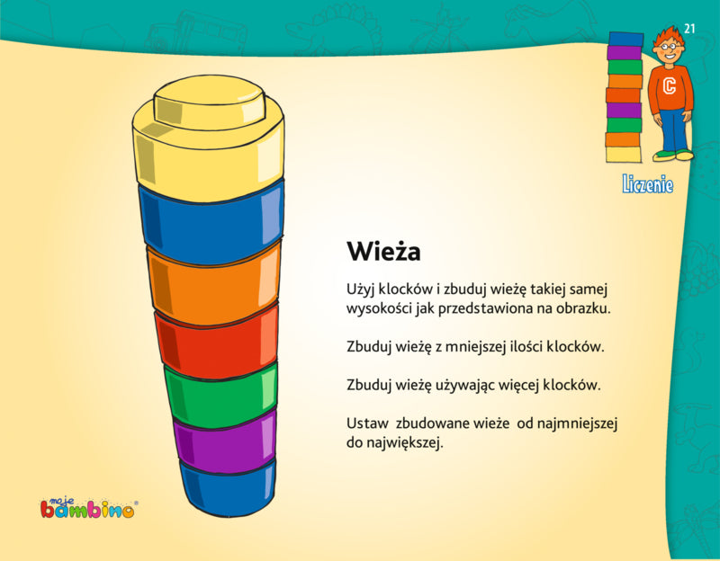Wiskundige set met taakkaarten