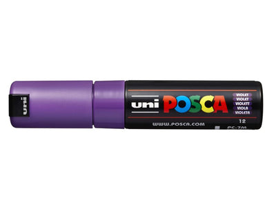 Verfstift Posca brede punt 4.5 - 5.5 mm. violet