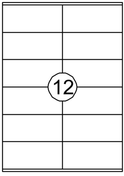 Etiket Quantore 105x48mm 1200stuks