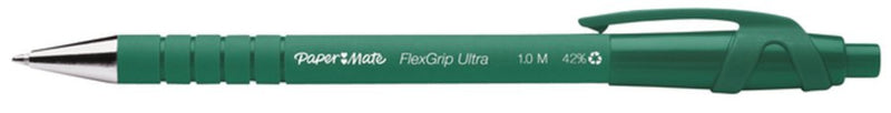 Balpen Paper Mate Flexgrip Ultra groen medium 12 stuks