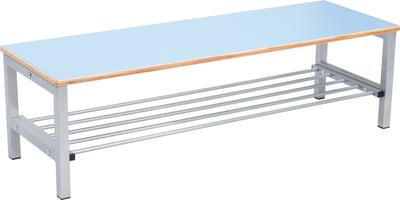 Flexi garderobe bank 4, hoog 26 cm - lichtblauw