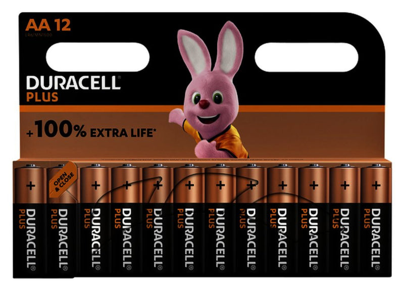 Batterij Duracell Plus 12xAA