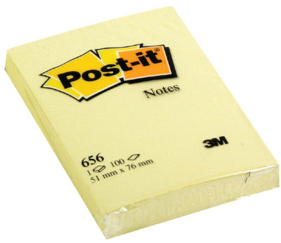 12x Memoblok 3M Post-it 51 x 76 mm.