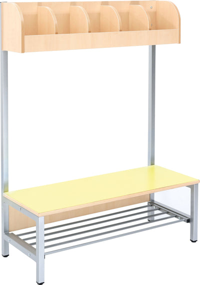 Flexi garderobe 5, zithoogte 26 cm - geel