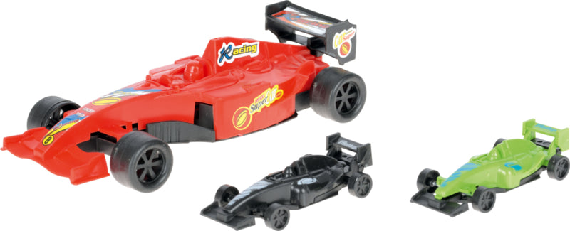 Racewagens, set van 3