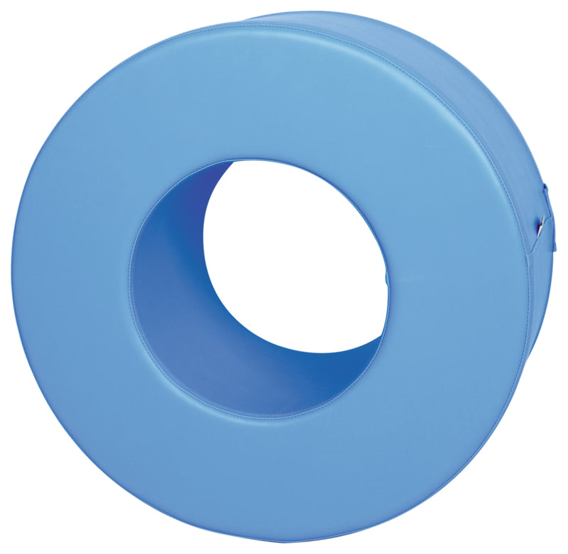 Foam cirkel 60x30cm - Blauw