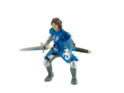 Prins met zwaard blauw