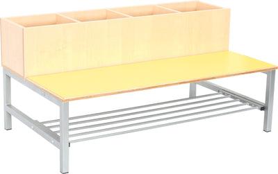 Flexi combibank 4, zithoogte 26 cm., geel