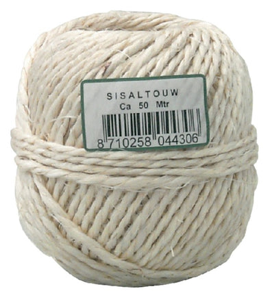 Touw sisaltouw 2-draads ر3mm 200gr ca 50m