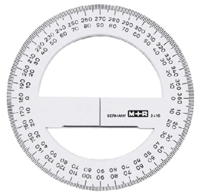 Kompasroos M+R 2415 150mm polystyrol transparant
