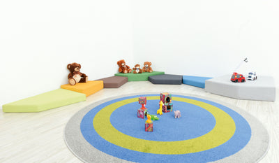 Quadro matras donker grijs, hoogte 10 cm