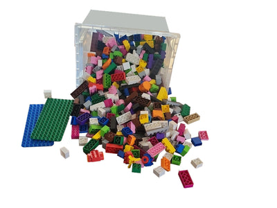 Bouwblokken groot-Schoolset XL in bak
