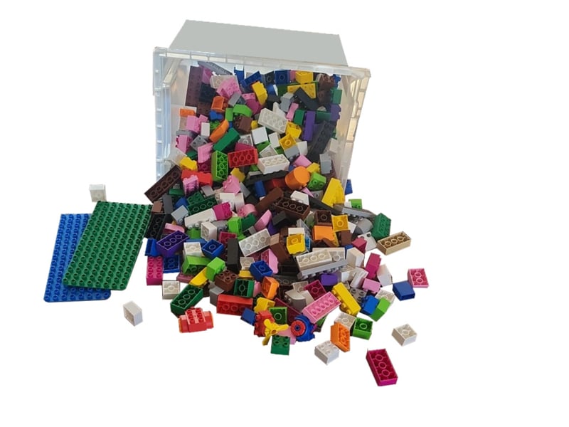 Bouwblokken groot-Schoolset XL