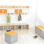 Quadro - garderobebank 4, esdoorn