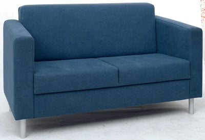 Relax bank marineblauw - ronde poten