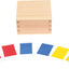 Kleurrijke planken - primaire kleuren