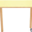 Trapezium Flexi tafelblad 150,5x80x80cm geel los