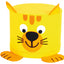 Foam dieren poef 30x35cm - kitten