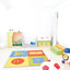 Quadro half open kast 116,6x41,5x124,2cm - Esdoorn/wit