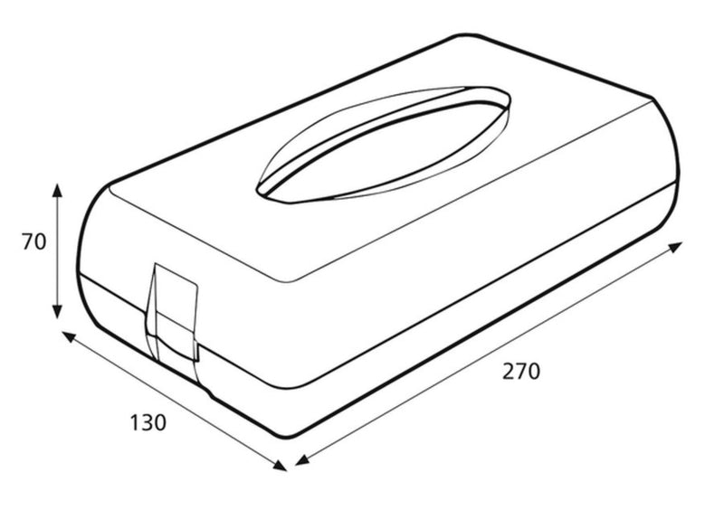 Dispenser Katrin 92629 facial tissues wit