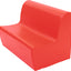 Medium zitbank 75cm zithoogte 26 cm - Rood