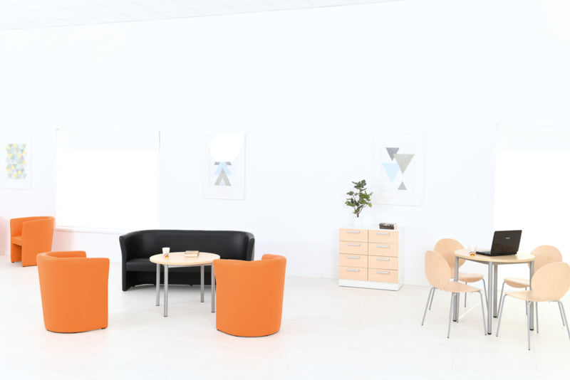 Fauteuil Club oranje