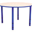 Ronde Quint-tafel 90 cm 40-58cm hoogte verstelbaar blauw