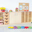Kast M met scheidingswanden en 3 planken met plint