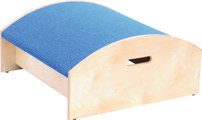 Vierkant bol platform, hoogte 20 cm., blauw