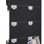 Krijtbord securit silhouette weekplanner zwart + 1 marker