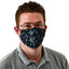 Mondkapje wasbaar heren army blue blister Ã 5 stuks