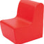 Hoge zitbank 45cm zithoogte 34cm - Rood
