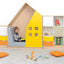 Quadro huiskast 130x60x173,5cm - Esdoorn/wit