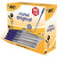 Balpen Bic Cristal blauw medium doos 90+10 gratis
