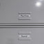 Magneetband beschrijf- en wisbaar, 10 m. x 10 mm. wit