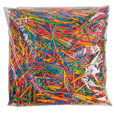 Luciferhoutjes gekleurd zak 1 kg