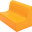Lage zitbank 65cm zithoogte 20cm - Oranje