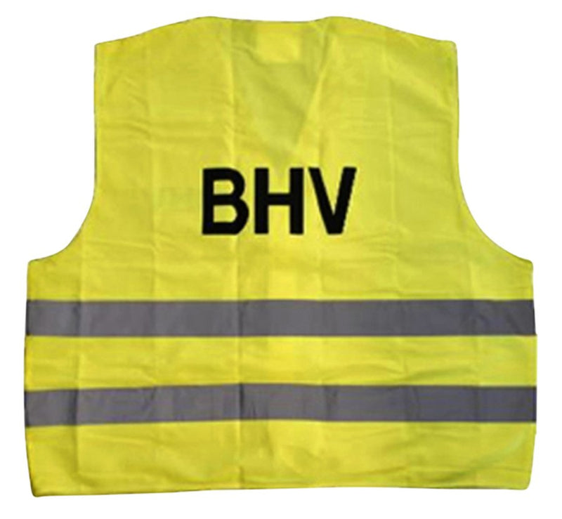 Veiligheidsvest BHV geel