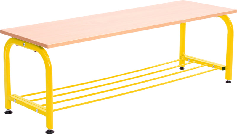 Garderobebank - geel